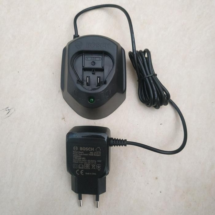 Cas Charger Baterai Battery Bor Cordless Bosch Gsr Gsb 120-Li Original