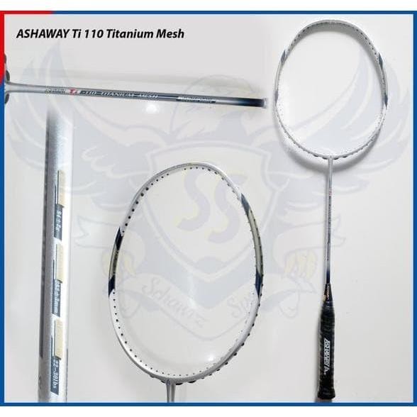 RAKET BADMINTON ASHAWAY TI 110 TI110 TITANIUM MESH MADE IN USA