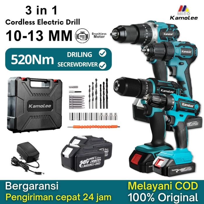 Kamolee-Mesin Bor Ddf485 10/13Mm 450N.M-Cordless Impact Drill