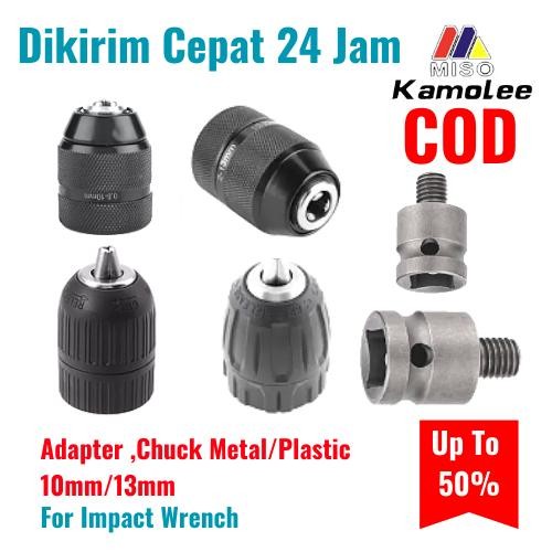 Kamolee Bor Chuck Head Metal/Plastic-Kepala Bor 10Mm/13Mm
