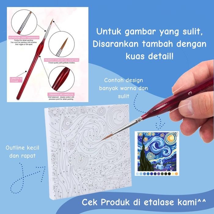 

SALE TERBARU PAINT BY NUMBERS KIT - NATURE SERIES 20X30CM READYY