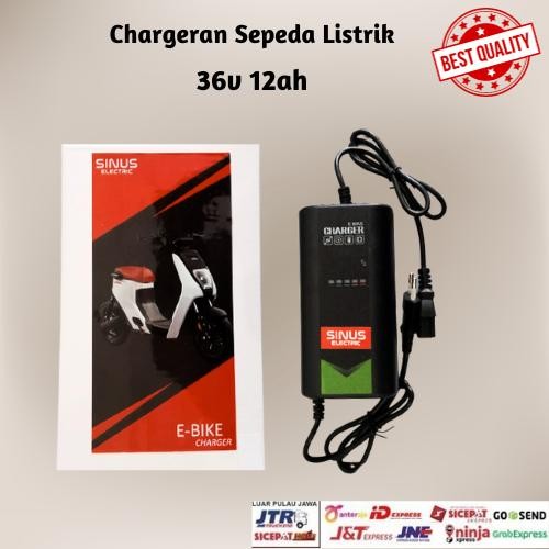 Terlaris Charger Aki Battery Sepeda Listrik 36V 12Ah Selis Murai SALE