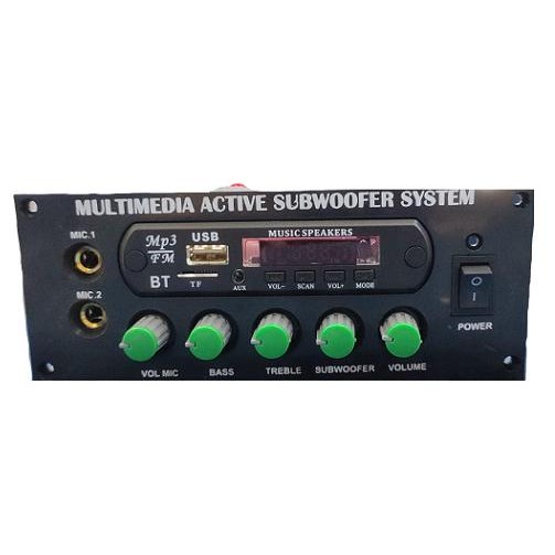 Kit Speaker Active Subwoofer System 1500W Pmpo + Mp3 Bluetooth Tip3055