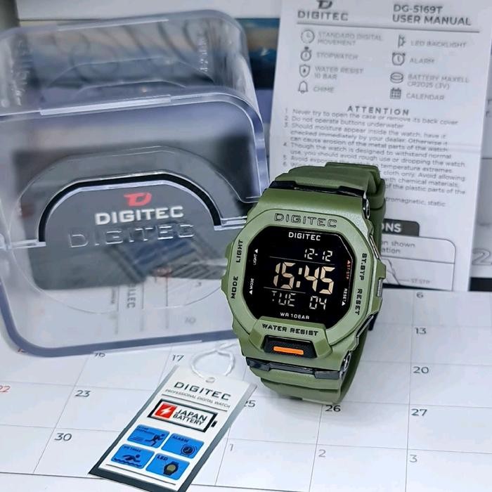 Jam Tangan Digitec DG 5169 / Jam Tangan Pria Anak Digitec 5169 WATER RESIST *