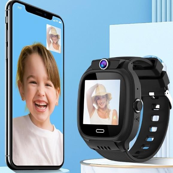 JAVA 4G Anti Air Jam tangan anak 4G Video call telepon - anak Gps Digital Smartwatch anak Waterproof