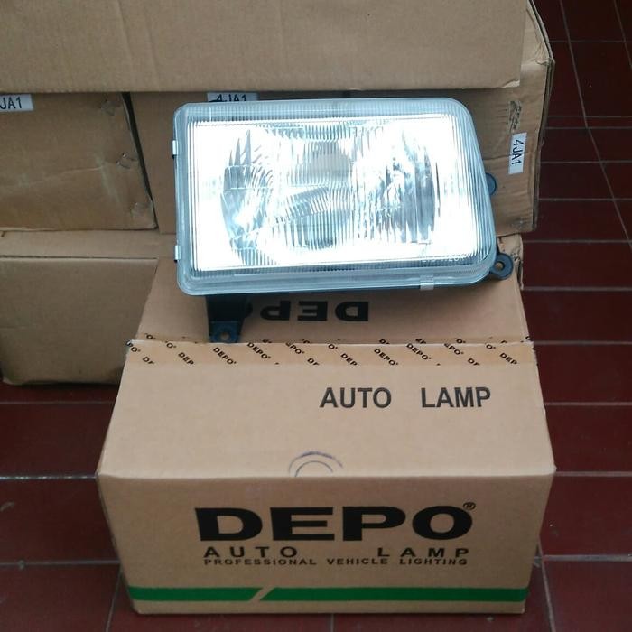 headlamp lampu depan isuzu panther 2.5 kotak original depo