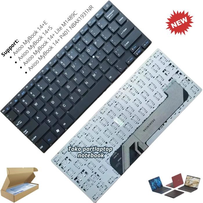 Keyboard Axioo MyBook 14+E 14+S original new
