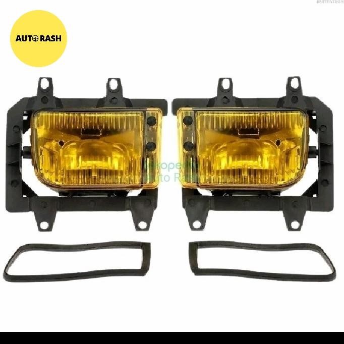 BMW E30 foglamp fog lamp Lampu Kabut Kristal kuning amber Bumper