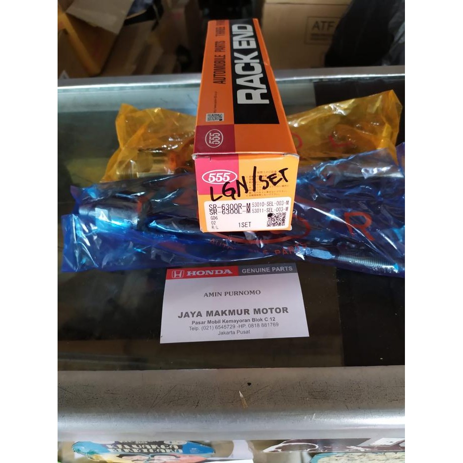 Long Tie Rod Rack End Honda Jazz Gd3 City Gd8 2003 2004 2007 2008 555