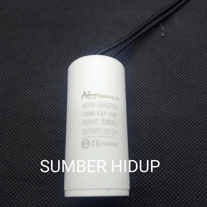 Kapasitor CBB60 5UF / 6UF / 8UF / 10UF / 12UF / 9+9UF 450V Capasitor CBB 60 5MFD 6MFD 8MFD 10MFD