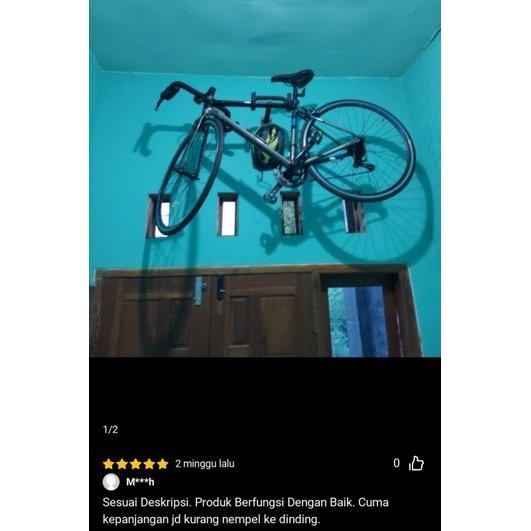 gantungan sepeda dinding rak sepeda rak helm