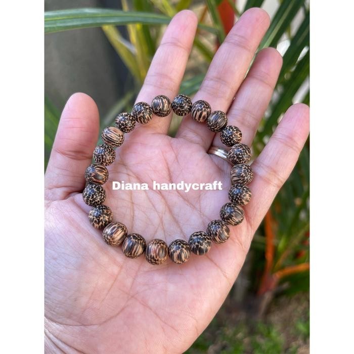 FAVORITE Gelang Kayu Liwung Macan Asli 8mm