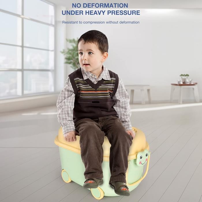 Kotak Penyimpanan Mainan Anak dengan Roda dan Penutup Penthouse Box