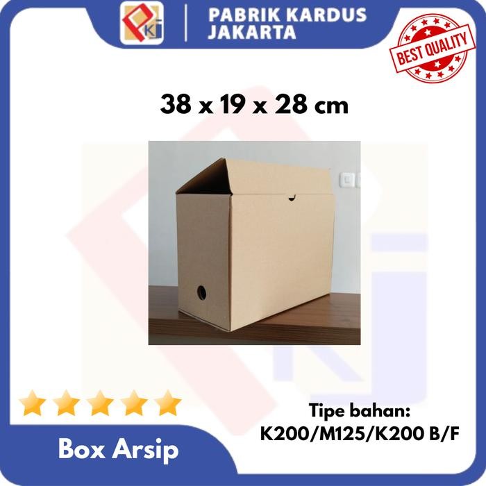 

Kardus Arsip Pemerintahan standar ANRI Ukuran 38x19x28 cm
