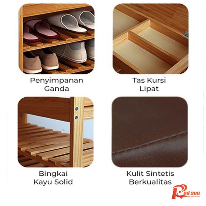 rak sepatu / rak sepatu kayu / rak sepatu tertutup jepara
