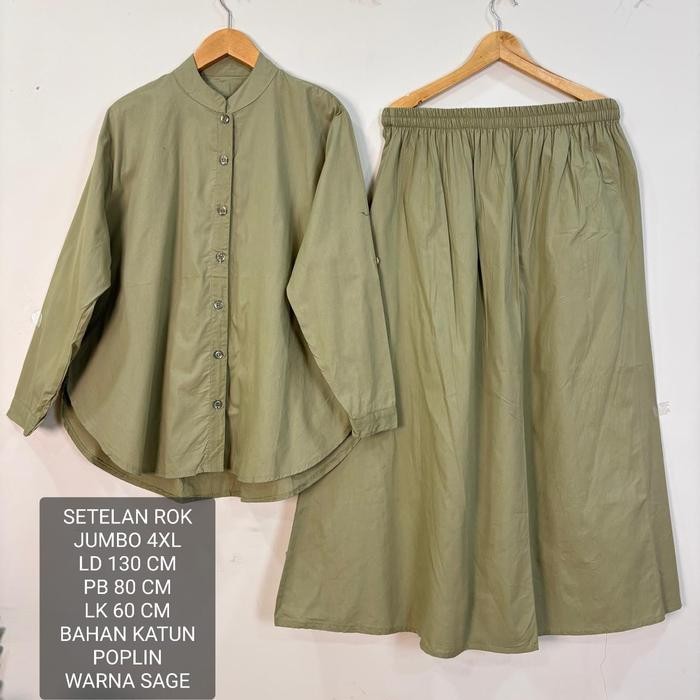 Setelan Rok Jumbo Bigsize Ld 130 Cm Model Blus Koleksi Terbaru