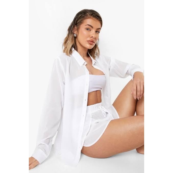 Savana Beachwear - SOVEREIGN set wanita pantai kemeja celana outer