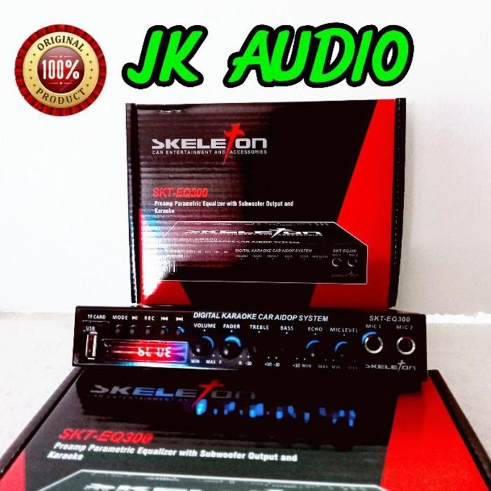 Parametrik Karaoke Bluetooth Skeleton EQ300 Preamp Parametrik