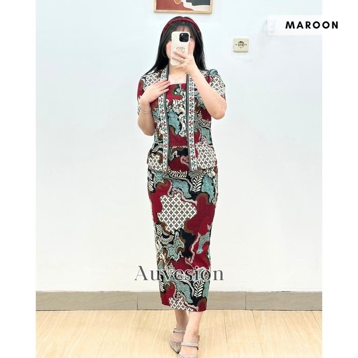 6245 Gatari Batik One Set Rok Setelan Rok Batik Wanita