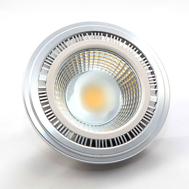 1PCS Super Bright AR111 15W COB LED Downlight AR111 QR111 G53 GU10
