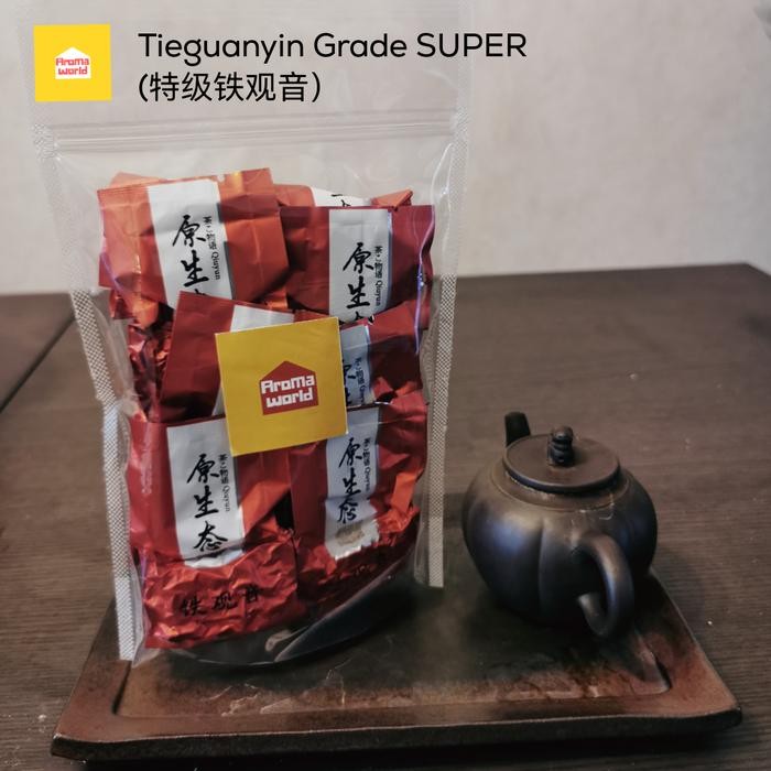 

Tieguanyin Grade SUPER - Teh Oolong Pilihan dengan Teknik Pengolahan Tradisional - Herbal, Daun, Tea