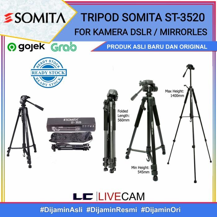 Tripod Somita St-3520Tripod Somita St3520Tripod Kamera Dlsrmirroles
