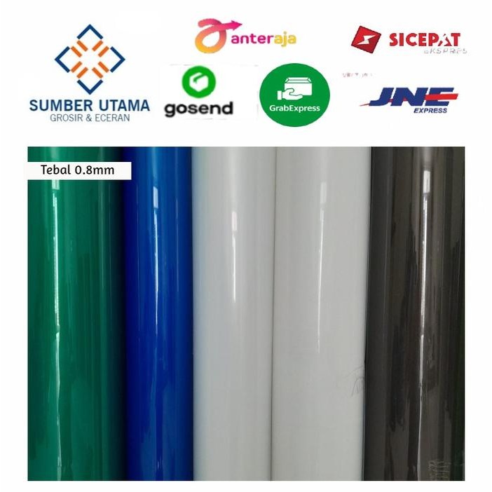 penutup pagar rumah fiber pagar polos tebal 0.8mm