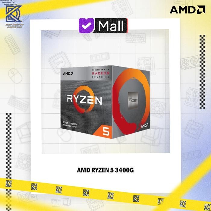 AMD Ryzen 5 3400G with Radeon RX Vega 11 Graphics
