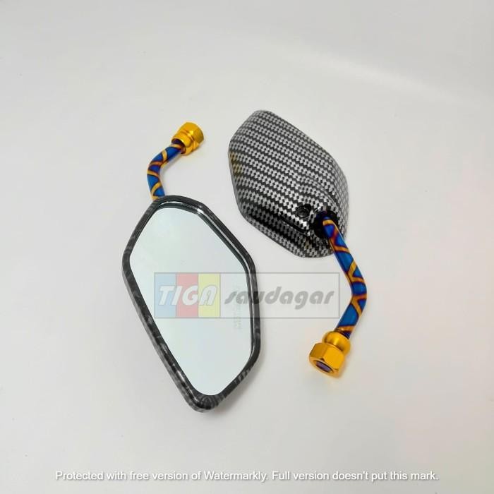 SPION CARBON MINI HONDA YAMAHA MODEL JUPITER BEAT FI SCOOPY VARIO