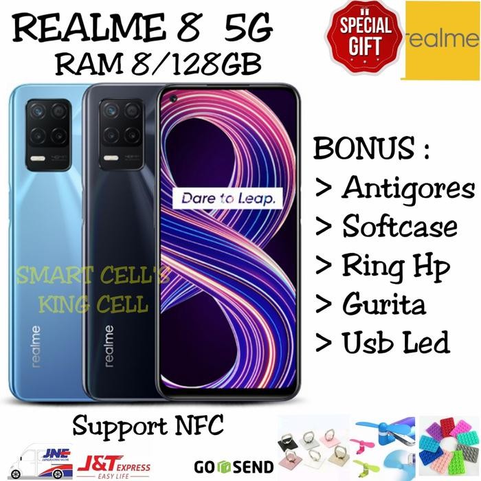 REALME 8 5G NFC RAM 8/128GB GARANSI RESMI REALME INDONESIA