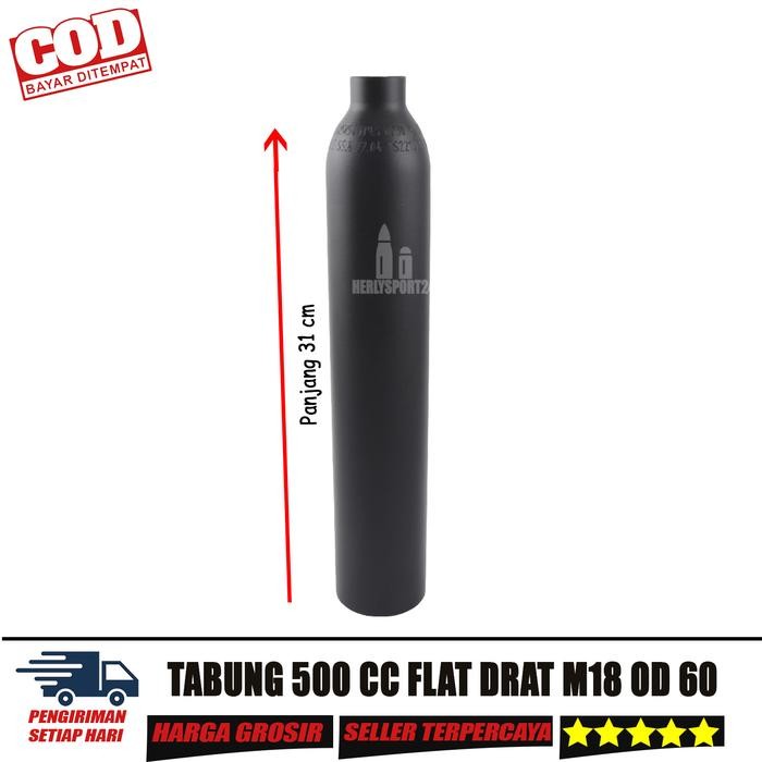 Terbaru Tabung 500 Cc Flat Drat M18 Tabung 500 Cc Datar Botol Afc Termurah