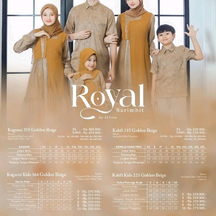 BEST SELLER SARIMBIT ETHICA ROYAL 30 GOLDEN BEIGE