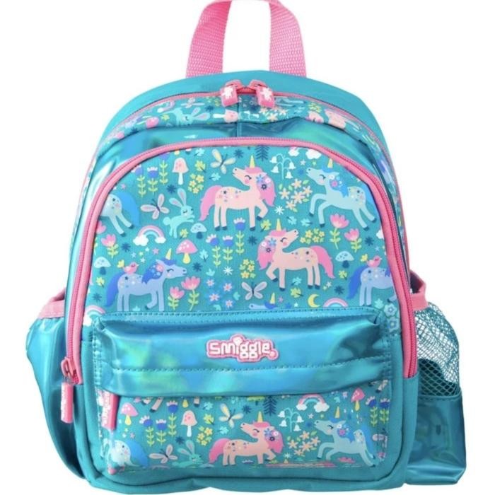 BEST SELLER Smiggle Backpack Teeny Unicorn, Dino, Car, Shark/tas sekoah anak