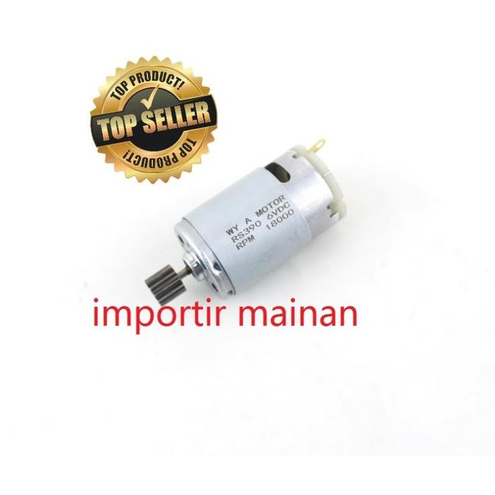 DINAMO GEARBOX MOBIL AKI ANAK 6V RS390 18000RPM DINAMO GIRBOK 6V