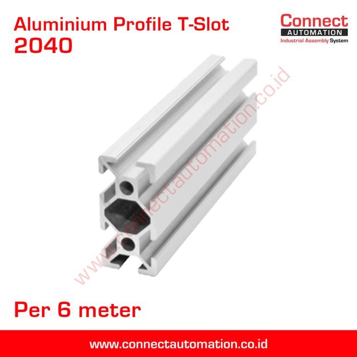 ALUMINIUM PROFILE T-SLOT 2040 P=6METER