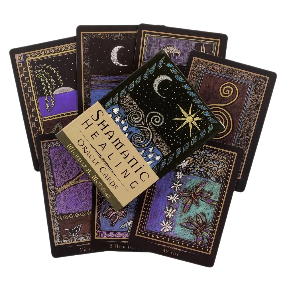 

High Quality Tarot Cards Shamanic Healing Oracle Cards Board Games English For Family Gift Party