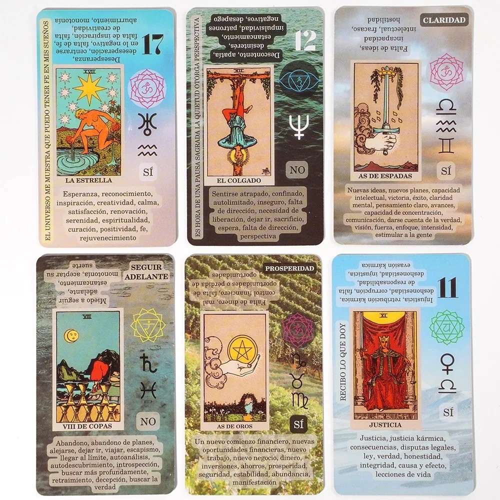 

1Pcs Deck Tarot Leaning Tarot Deck in Spanish