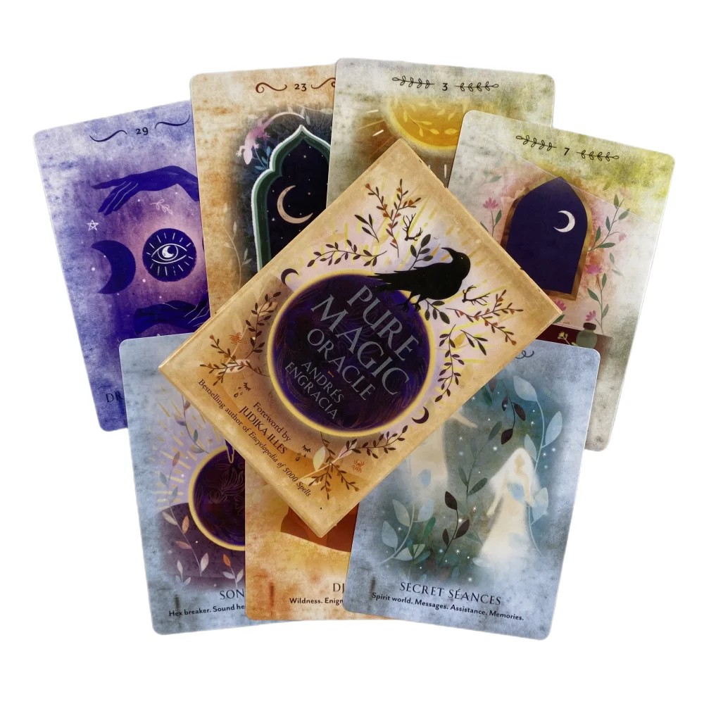 

1Pcs Deck Tarot Pure Magic Oracle Cards Tarot Divination Deck