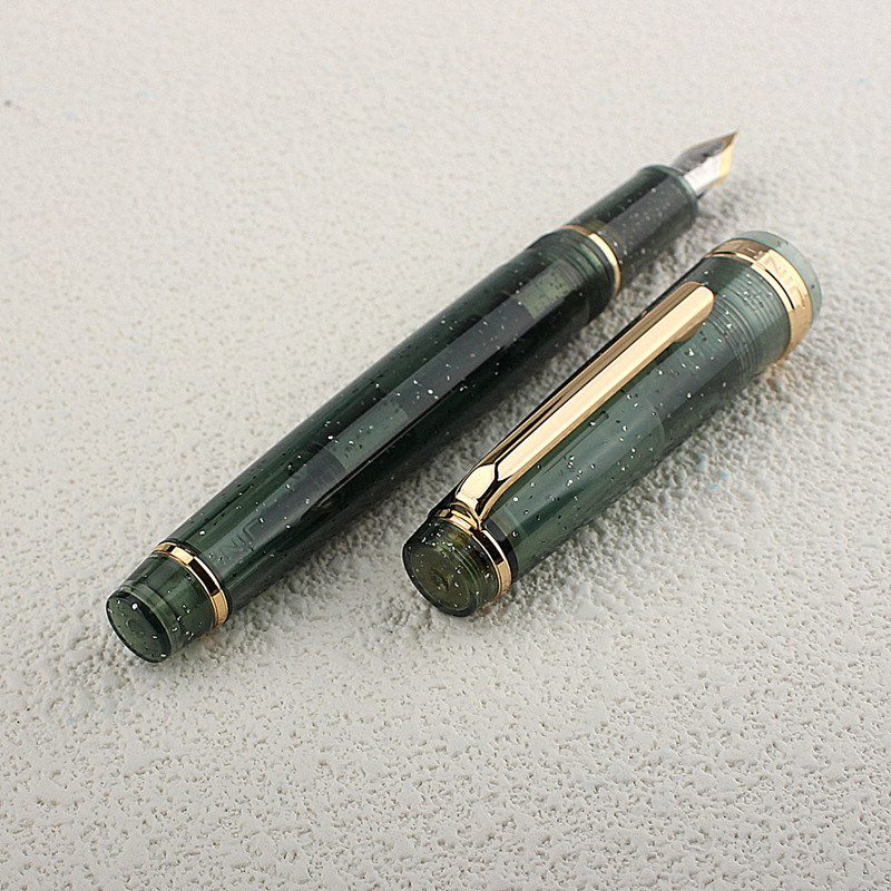 

Jinhao 82 Fountain Pen Transparency Fluorescent Green Popular EF F M NIB Business Office School