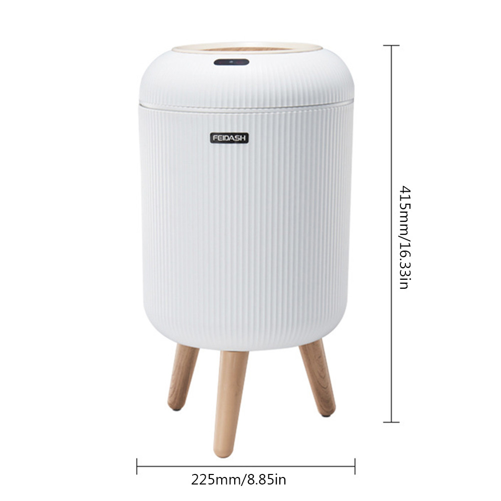 

10L Smart Dustbin Non-slip Footbed Automatic Sensor Wastebasket Trash Can Dispenser Electric Garbage