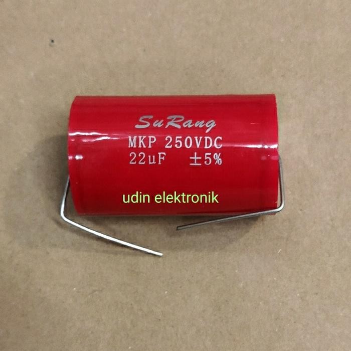 kapasitor mkp surong 22uf 250v 226 250v