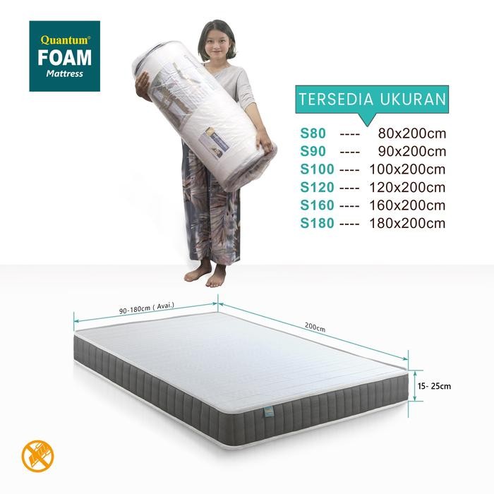 (Allthebest) Quantum Kasur Busa Vakum Bonus Sprei & Bantal [ JAWA BALI]