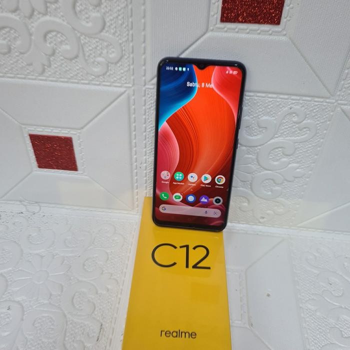 hp realme C12 3/32GB fullset mulus likenew - Grade A