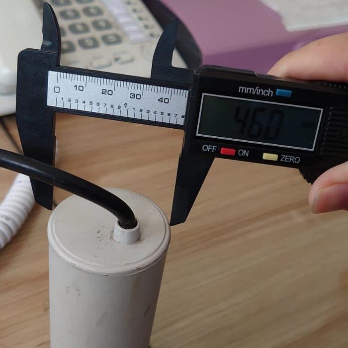 kapasitor running 25 mf uf JP 450 v bulat kabel