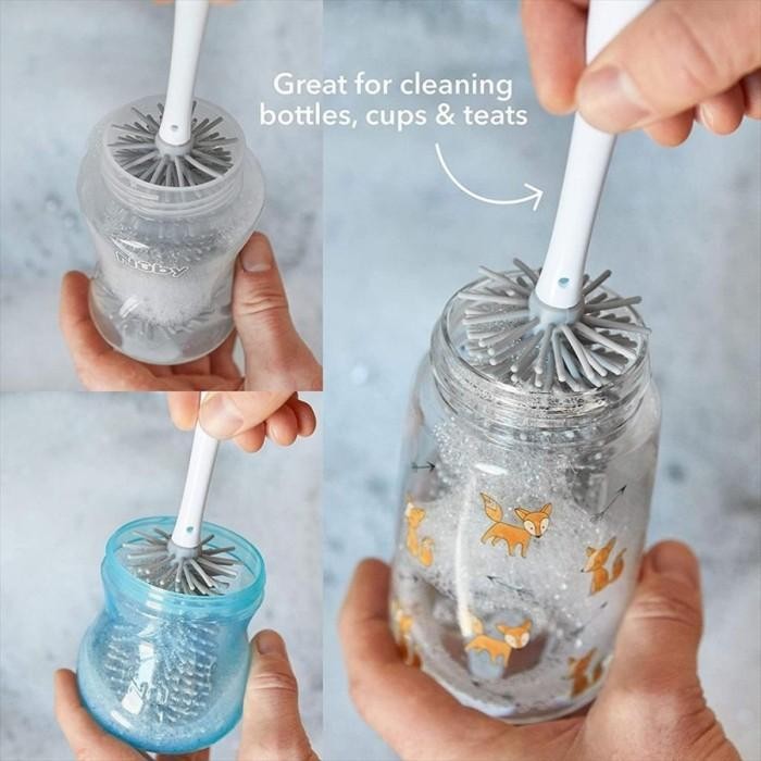 [Allthebest] NUBY E BOTTLE & NIPPLE BRUSH WITH STAND
