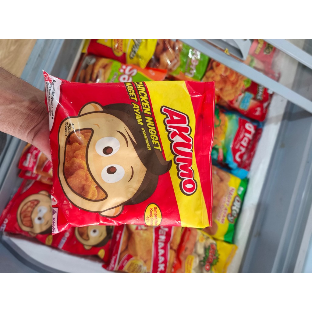 

AKUMO Chicken Nugget 250 gr – Nugget Ayam Frozen Food Praktis & Enak