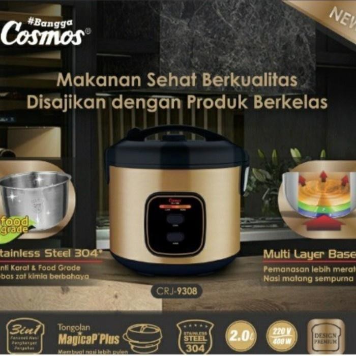 (Allthebest) Cosmos CRJ 9308 Rice cooker Cosmos Stainless Steel Magic Com