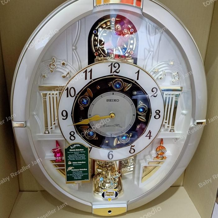 JAM DINDING SEIKO JAPAN MELODIES / BUNYI QXM290 QXM290S ORIGINAL