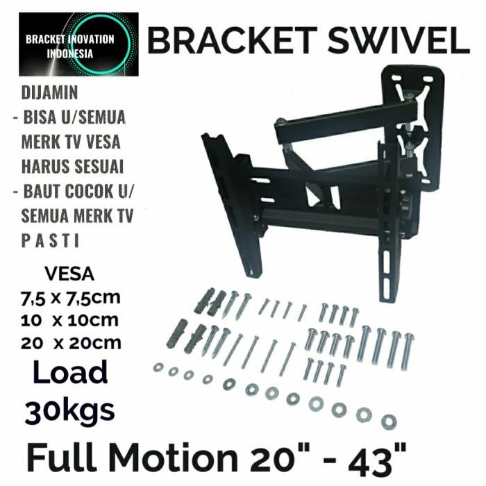 (Allthebest) BRACKET TV BRACKET SWIVEL Bracket Samsung 43 40 32 24 22 INCH