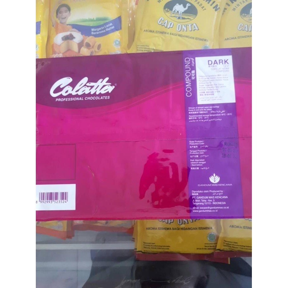 

(Allthebest) Colatta Dark Compound Chocolate 1 Kg